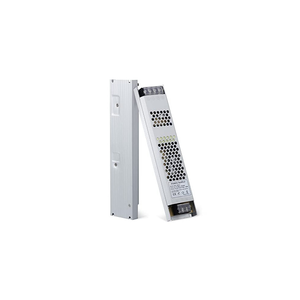 24V LED Driver 150W Power Supply 240V AC to DC 24V Transformer Ultra Slim IP20 625A LED Light Adapter Low Voltage Transformers for LED Display G4 LED