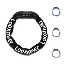 Bike Lock Heavy Duty Bicycle Lock 90cm High Security Chain Lock Combination Lock with 5Digit Codes 100000 Resettable Codes Strengthened Lock for