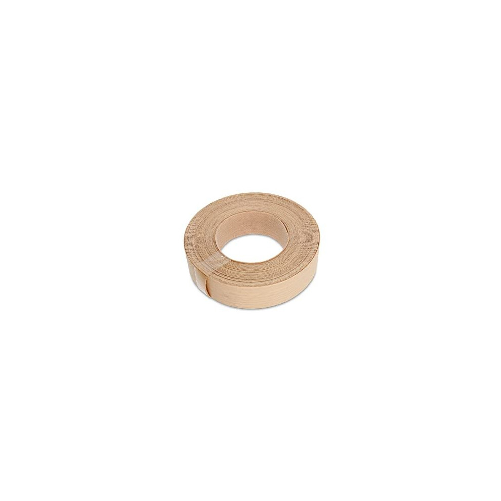 Woodpress 22Mm Real Beech Ironon Edging 75M Roll Preglued Wood Veneer Tape For Easy Diy Application Will Cover The Edge Of A Standard Mdf Panel