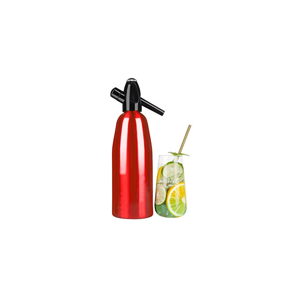 Soda Syphon Aluminum 1L Soda Siphons Seltzer Water Maker Home Soda ...