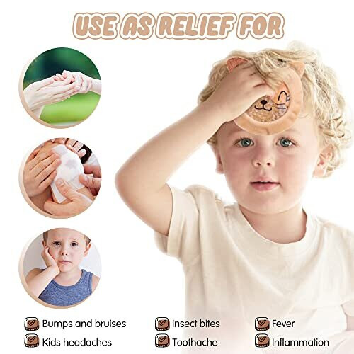 Ice Pack for Kids Injuries 3 Pack Kids Hot Cold Pack Baby Cool Pack