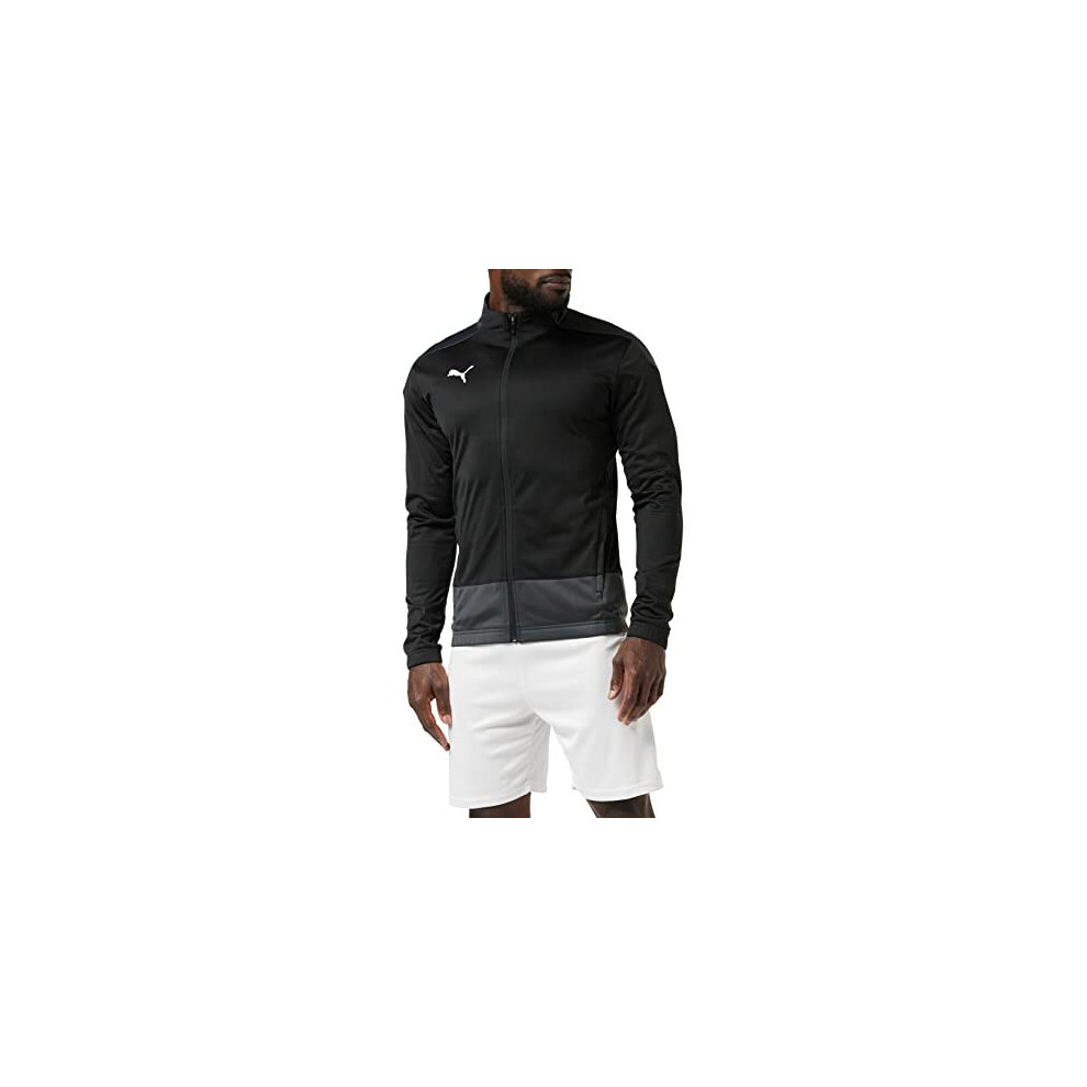 Mens teamGOAL 23 Training Jacket Track BlackAsphalt Medium