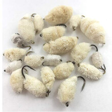 Fly Fishing carp Barbless Bread flies mixed sizes pack of 20