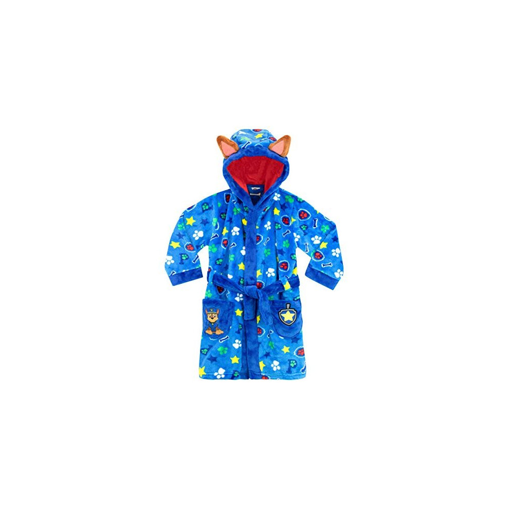 Boys Chase Dressing Gown Blue Age 2 to 3 Years