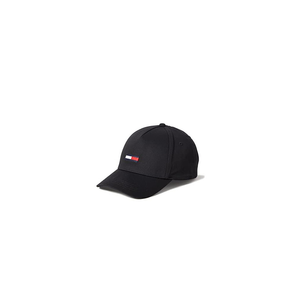 Tommy Jeans Men's Black Embroidered Flag Cap - One Size - Image 5