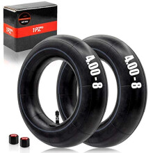 UK448B 2 Pack of 4804008 8 Inner Tube for 8 Inch Wheelbarrow Minibike Go Kart Mower Hand Truck Cart Trailer Trolley Tire Tyre