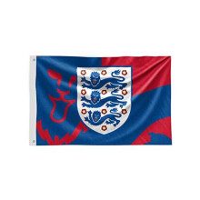 Offically Licenced England FA Football World Cup European Lion Three Lions Crest Supporters Flag