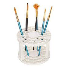 Paint Brush Holder 49 HolesArt Brush OrganizerDetachable Portable Plastic Pencil Makeup Brush Organizer for Studio Office Home Outdoor Travel