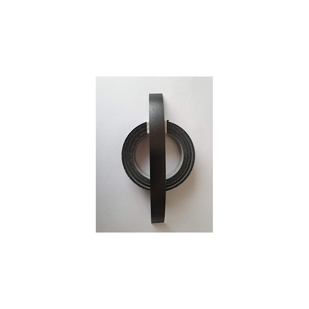 Iron On Black Smooth 18Mm Preglued Melamine Edging Tape 5 Metres By Veneers Online Ltd 5060781480014