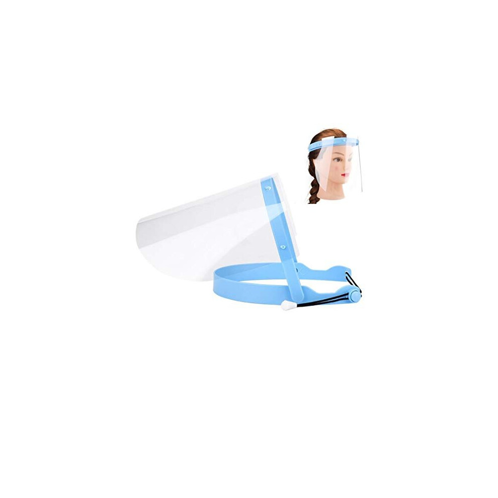 Dental AntiFog Mask Adjustable Detachable Protecing Whole Face with 10 Replaceable Film Face Shield for Home Supplies