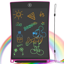 Gifts for Girls Toys for 2 3 4 5 6 Year Old Boys and Girls 85 inch Drawing Board Erasable Doodle Board with Lock Birthday Pink