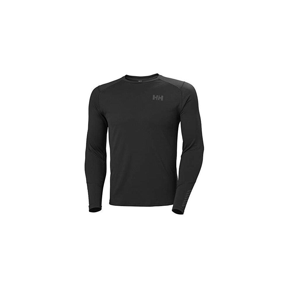 Mens Lifa Active Crew Ls TShirt Black Medium