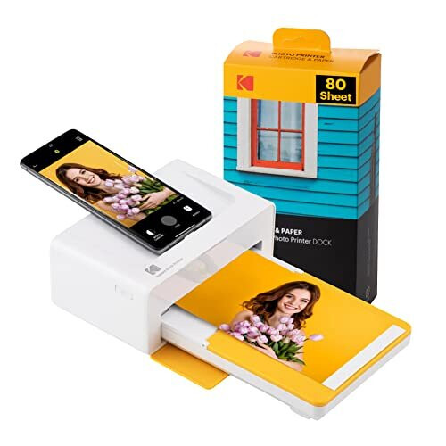 Kodak Dock Plus 4PASS Sofortbilddrucker 4x6 90 Blatt Bundle