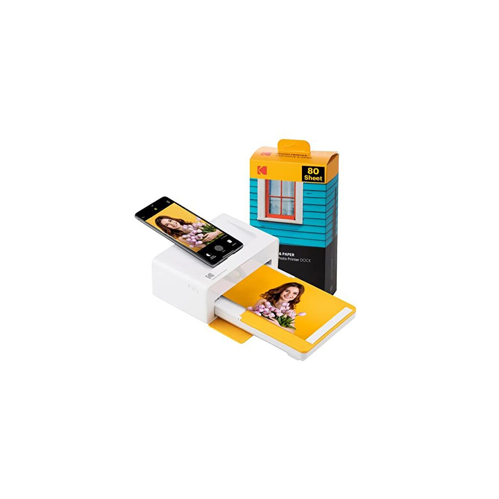Dock Plus 4PASS Instant Photo Printer 4x6 90 Sheets Bundle
