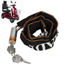 Bike Lock AntiTheft Motorcycle Mobility Scooter Chain Lock Bike Bicycle Wheelchair Lock for Road Bike Mountain Bike Great Bike Safety Tool