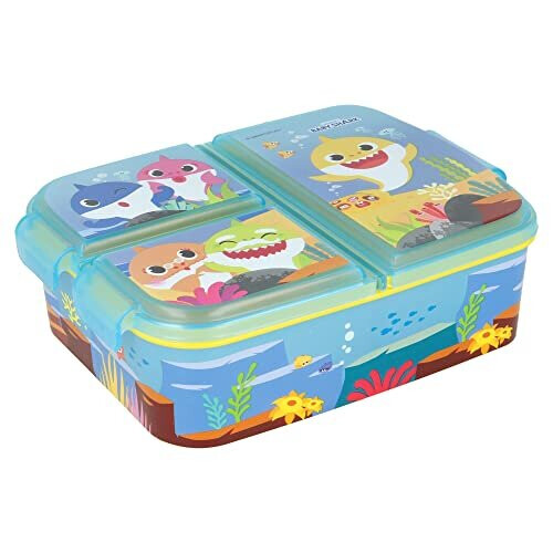 Multi Compartment Sandwich Box Baby Shark