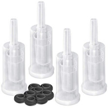 Airlocks Set for Home Brewing 4pcs Air Lock Bubble Airlock and 20pcs Silicone Grommets for Preserving Brewing Making Wine Fermenting Sauerkraut Kimchi