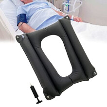 Bedridden Inflatable Cushion Flocking Nursing Bedsore Square Pad for Elderly Disabled Breathable for PainRelif for Wheelchair Toilet Chair