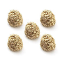 WLACCBS02 Soldering Brass Sponge Cleaner for Rust Prevention and Tip Life Extension 5 Pack Gold