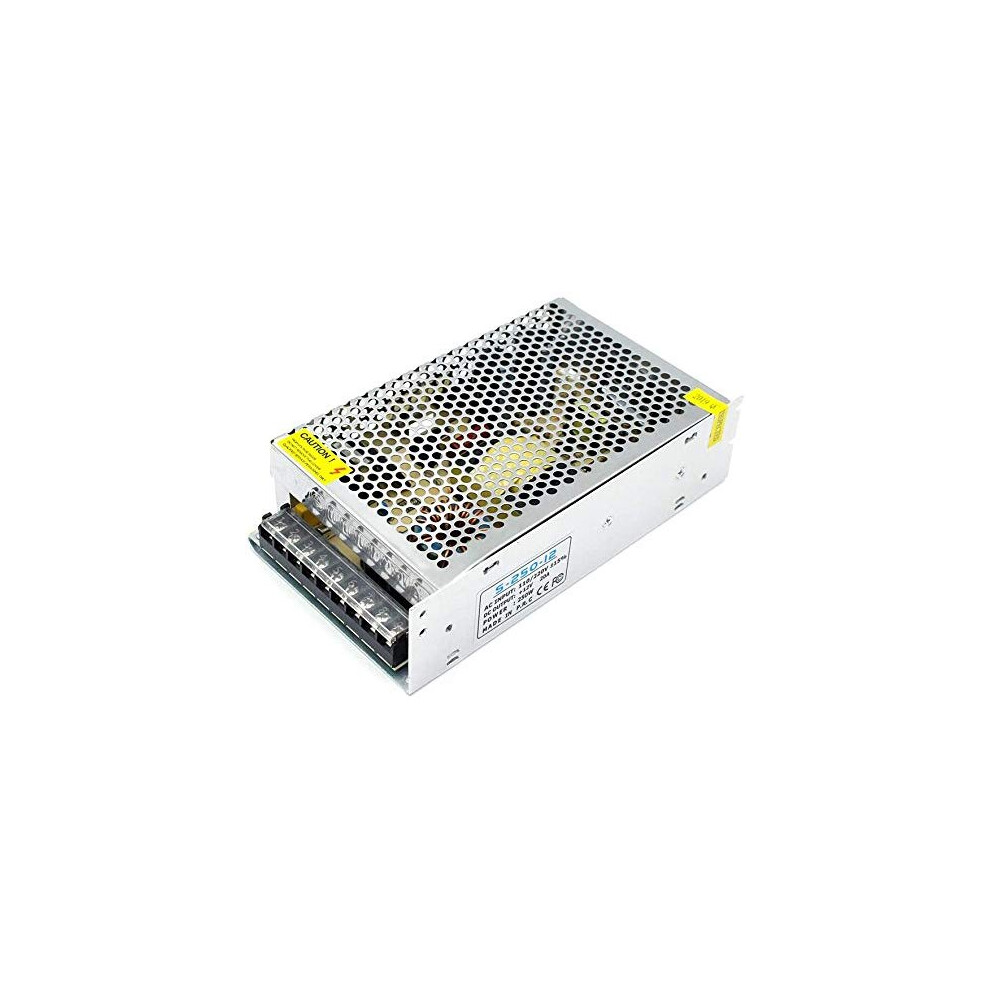 12V 20A 240W DC Universal Regulated Switching Power Supply 110220V AC to DC 12 Volt LED Driver Converter Transformer for LED Strip Light CCTV Computer