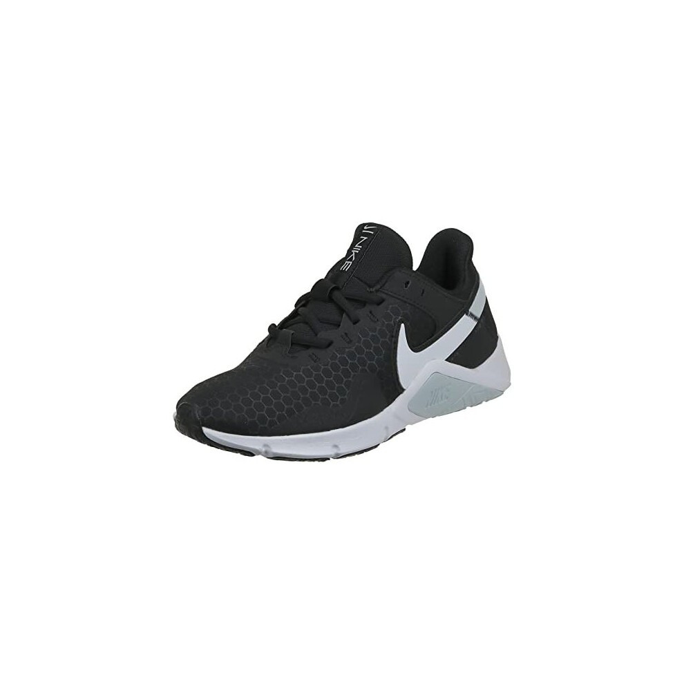 Womens WMNS Legend Essential 2 Training Shoes Black White Pure Platinum 45 UK