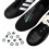 Interceptor Nylon Replacement Football Studs 12 Pack 1316mm BlackWhite 6