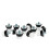 Interceptor Nylon Replacement Football Studs 12 Pack 1316mm BlackWhite 7