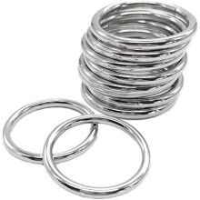Metal Macrame Rings Macrame Plant Hangers Macrame Kit 10 Pack Metal O Rings Buckle for Macrame Craft Ring 40MM