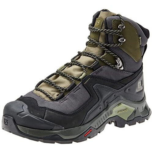 Salomon Quest Element GoreTex Mens Backpacking Shoes Athletic inspiration Allterrain stability and Outdoor essentials Black 85