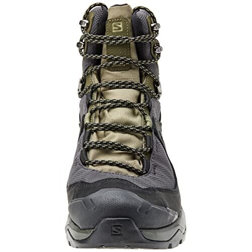 Salomon Quest Element GoreTex Mens Backpacking Shoes Athletic inspiration Allterrain stability and Outdoor essentials Black 85 1