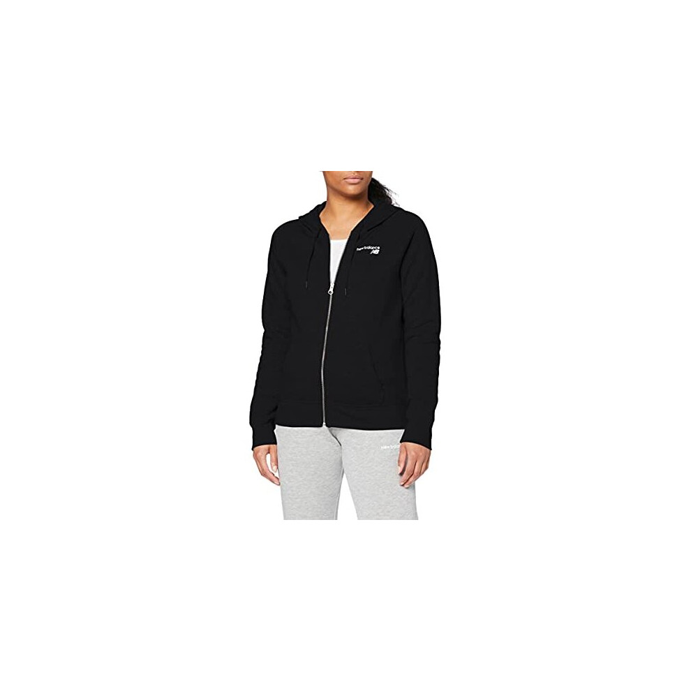Classic Core Fleece Fashion Full Zip Jacket Women Black M