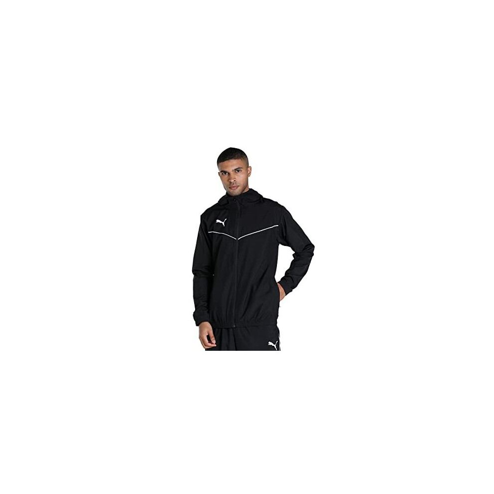 Mens Teamrise All Weather Jacket Training Jacket Puma Blackpuma White XL