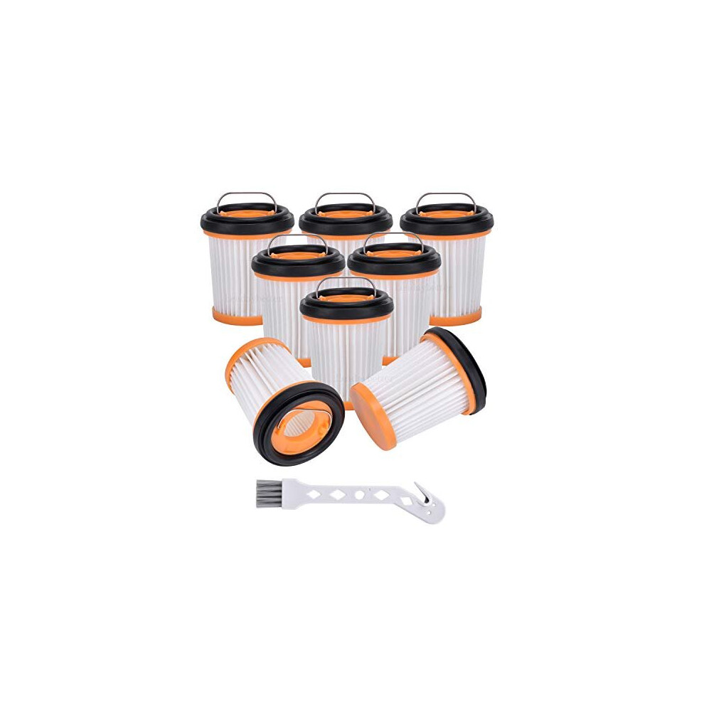 Wandvac filter for Shark ION W1 Cordless Handheld Vacuum WV200 WV201 WV205 WV220 8 Pack Fabric Vacuum filter Compare Part XHFWV200
