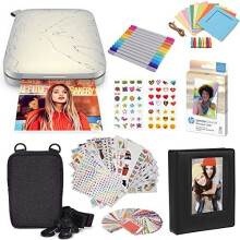 Sprocket Select Portable Instant Photo Printer for Android and iOS devices Eclipse Starter Bundle