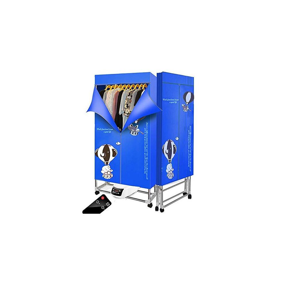 Clothes DryerElectric Foldable Portable Clothes Drying RackDry Machine with Remote Control Adjustable Timer Energy saving for