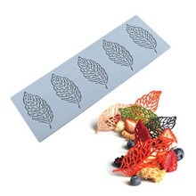 Leaves Shape Cake Silicone Mold Leaves Fondant Leaf Candy Mold For Sugar PasteChocolateFondantButterSoap