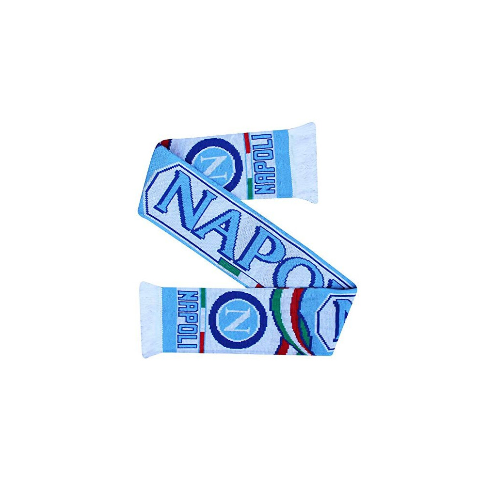 Napoli Ssc Serie A Football Crest Fans Souvenir Scarf 100 Acrylic