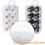 Polyester Machine Embroidery Thread 1000m with Clear Plastic Storage Box for Embroidery Quilting 8xBlack 3