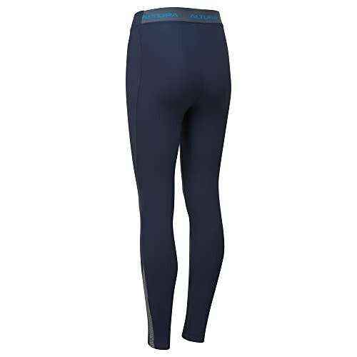 Womens Grid Cruiser Thermal Reflective Exercise Tight Navy 10 1