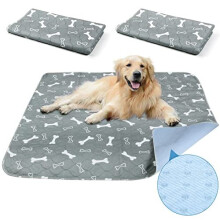 Reusable Dog Training Pads 2 Pack Washable Puppy Pads Super Absorbent Waterproof Dog Mat Pee Pads for Dogs Fast Drying Training Pads for Home Car