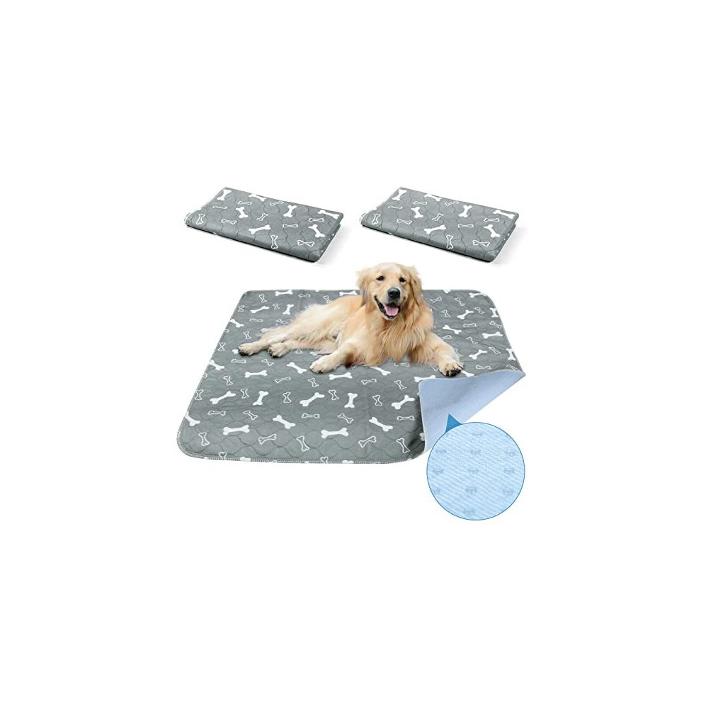 Reusable Dog Training Pads 2 Pack Washable Puppy Pads Super Absorbent Waterproof Dog Mat Pee Pads for Dogs Fast Drying Training Pads for Home Car