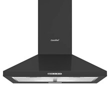 60 cm Chimney Cooker Hood PYRA17B60 Stainless Steel Extractor Hood with LED and Recirculating Ducting System Wall Mounted Range Hood 600 mm Extractor