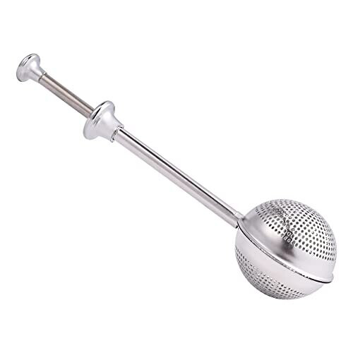 Dusting Wand with SpringOperated Handle Stainless Flour Sifter Sugar