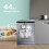 Freestanding Dishwasher FD1435EX with 14 place settings Full Size Whisper Quiet 44dB Wide LED Display Delay Start Half Load Function Flexible Racks 4