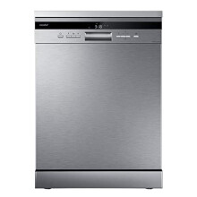 Freestanding Dishwasher FD1435EX with 14 place settings Full Size Whisper Quiet 44dB Wide LED Display Delay Start Half Load Function Flexible Racks