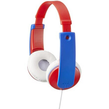 Auriculares para niños Tinyphone rojo y azul JVC HA-KD7-Z-E