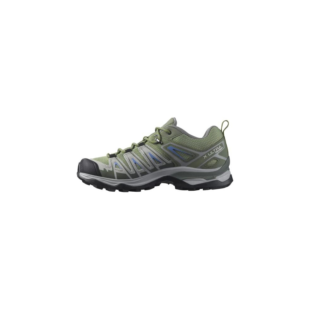 X Ultra Pioneer Aero Womens Hiking Shoes Secure foothold Stable cushioned and Extra grip Oil Green 55