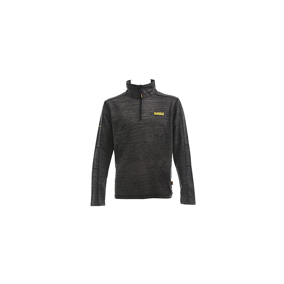 Mens Dewjonesmtb Jonesborough 1 4in Zip Mid Layer Fleece M Grey M UK
