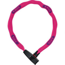 Catena 6806K Neon Pink Chain Lock Plastic Coated Bicycle Lock Square Chain with ABUS Security Level 685 cm Pink