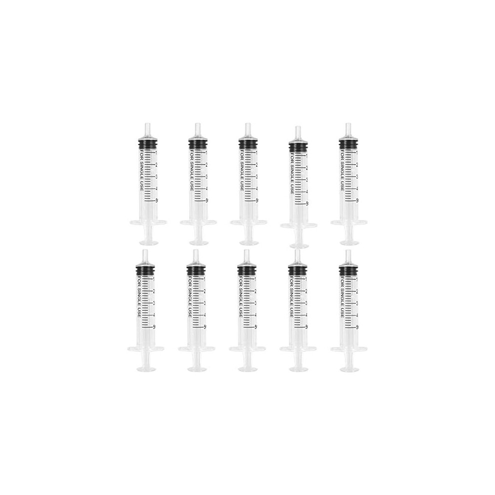 10PCS 5ML Plastic Syringes Measuring Syringe No Needle Syringe Reusable 5ML Syringes Sterile Colostrum For Scientific Lab Baby Medicine Dispensing